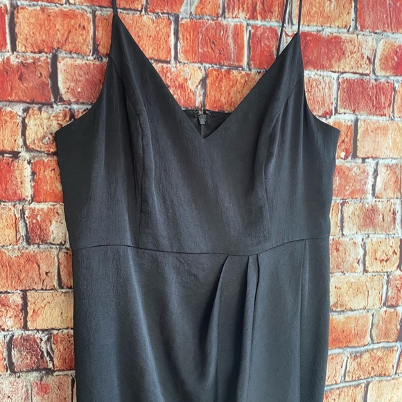 Black Express Midi dress with side slit size S - Picture 4 of 5